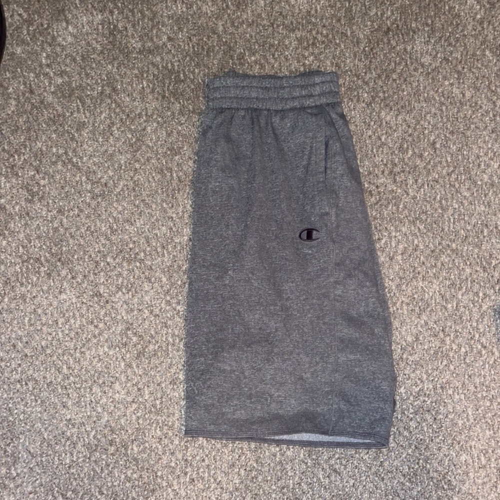 Gray Champion sweat shorts, size medium